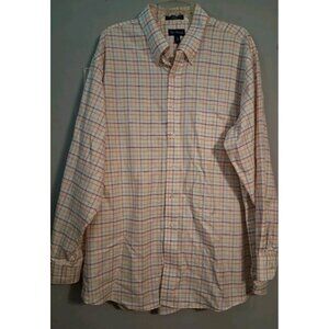 Paul Fredrick Finest 100% Cotton Sport Shirt Size XXL Multi Color